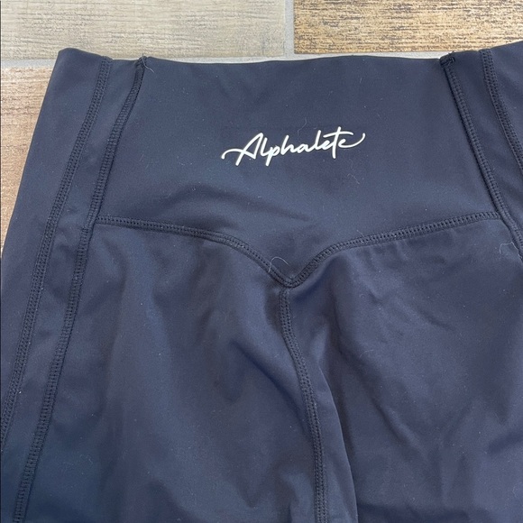 Alphalete Black Workout Shorts Bike Shorts Size Small S - Picture 2 of 7
